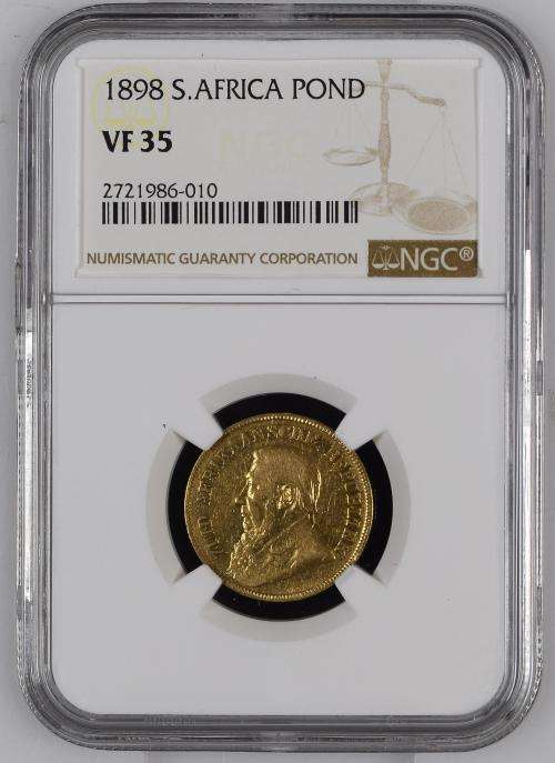 1898 POND - NGC GRADED VF35
